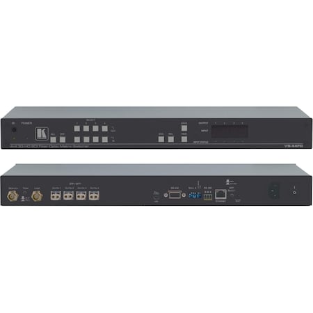 Kramer Electronics 1X1 To 4X4 3G Hd-Sdi Matrix Switcher w/ A Range Up To 40Km. Requires VS-44FO